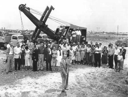 greater oil basin shopping center 
ground breaking ceremony