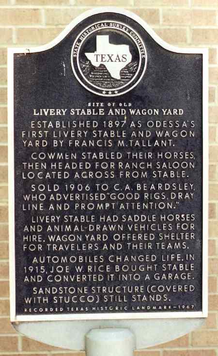 Historical Marker of Livery