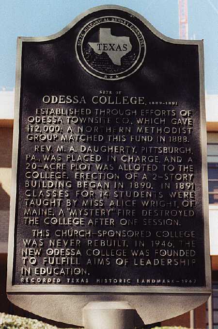  Odessa College - Historical Marker
