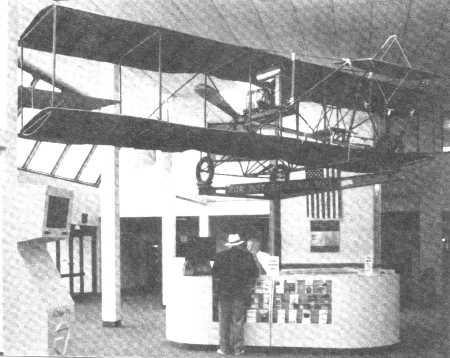 Pliska 1911 aeroplane in Midland International Airport